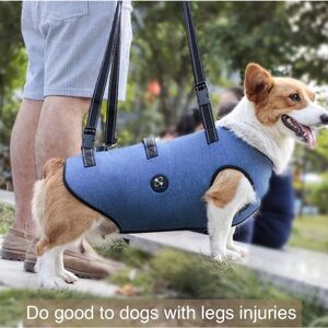 Coodeo - New Dog Lift Harness Size-M Blue/Black